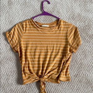 Yellow stripped crop!